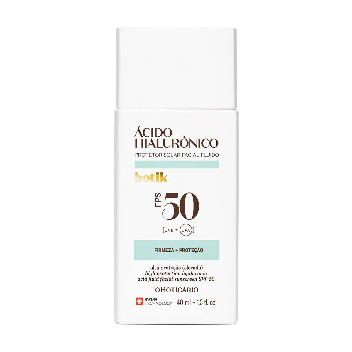 Botik Protector solar facial FPS50 Ácido Hialurónico