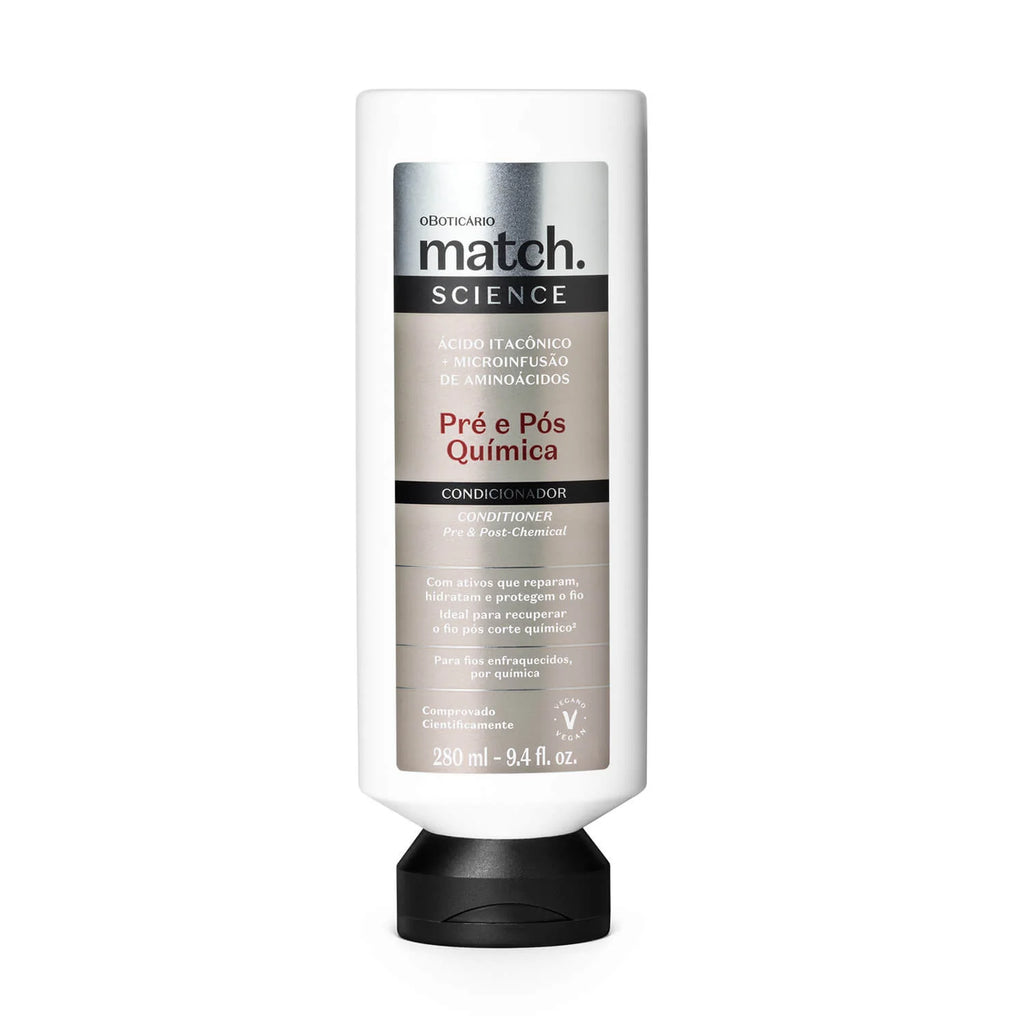 Acondicionador Pré y Pós QuímicaAcondicionador para el cabello dañado science pre pos quimica 280ml Match