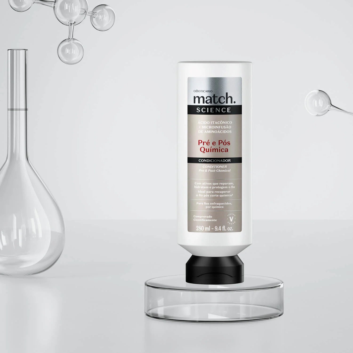 Acondicionador Pré y Pós QuímicaAcondicionador para el cabello dañado science pre pos quimica 280ml Match