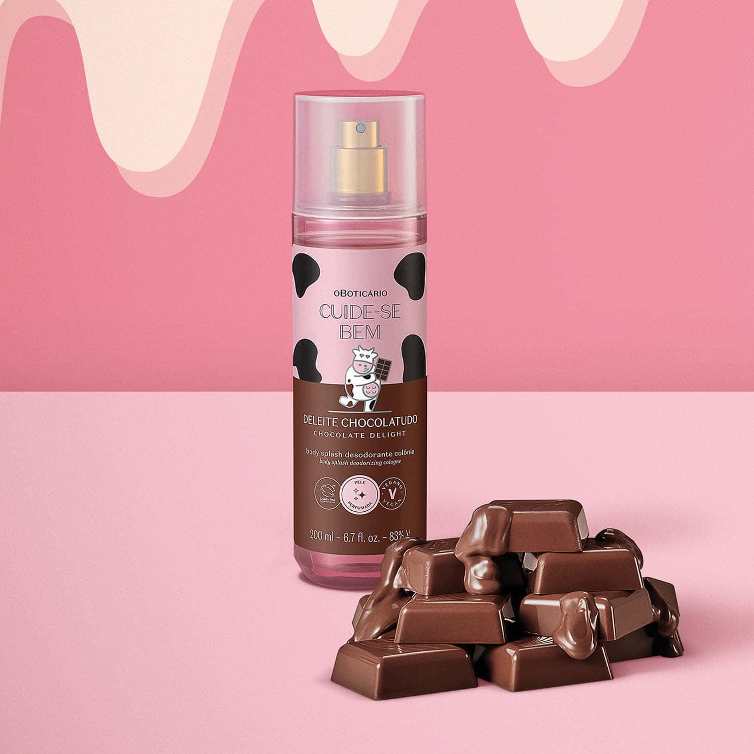 Body Splash Deleite Chocolatudo