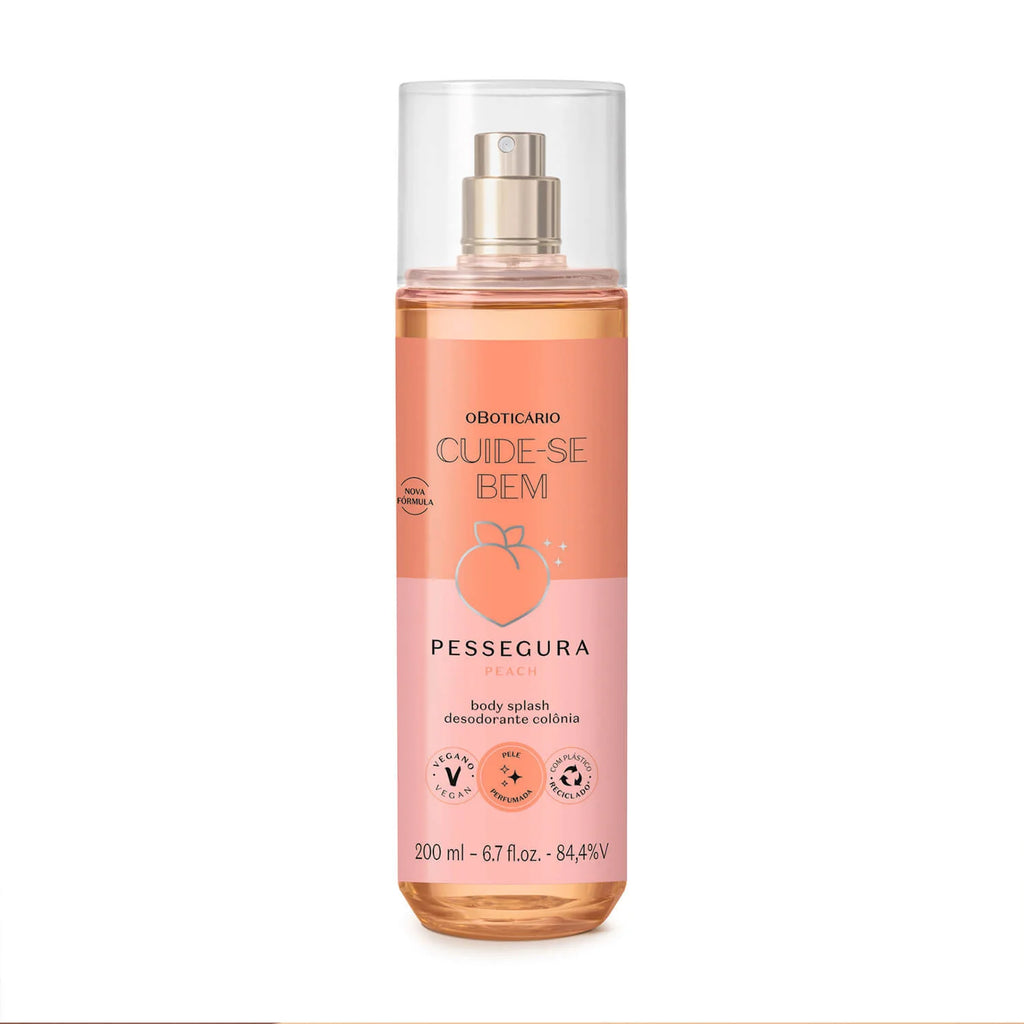 Body Splash De Durazno 200Ml Exp Cuide-Se Bem