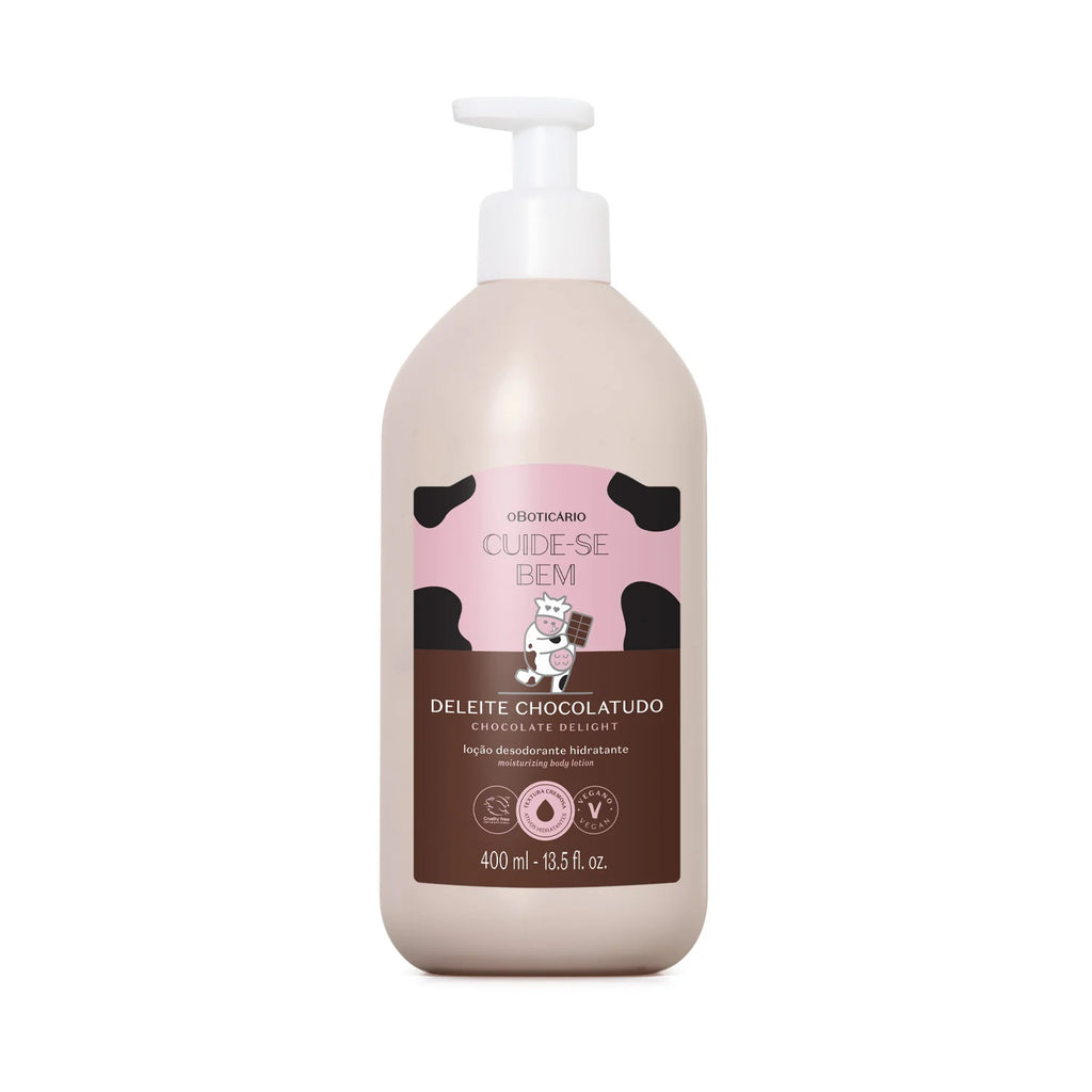 Loción hidratante corporal Deleite Chocolatudo Edición Limitada