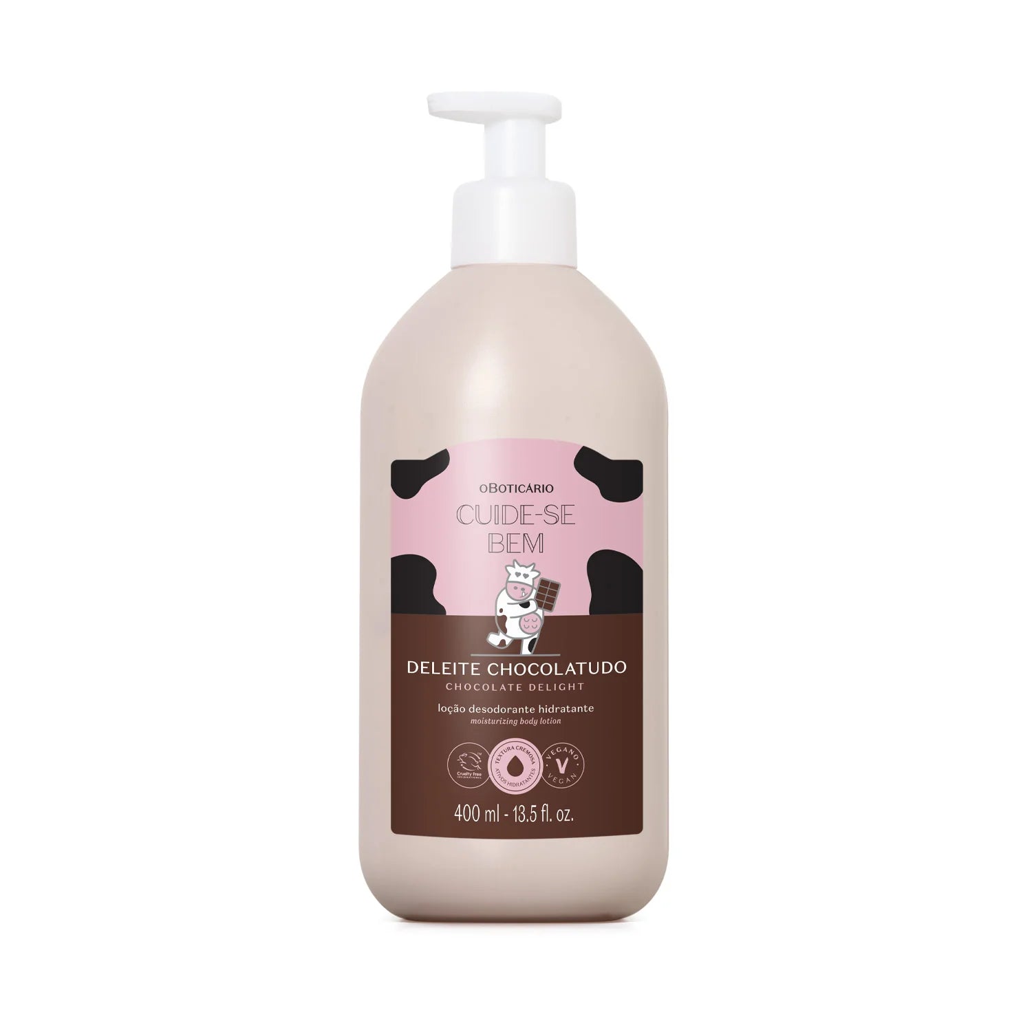 Loción hidratante corporal Deleite Chocolatudo Edición Limitada