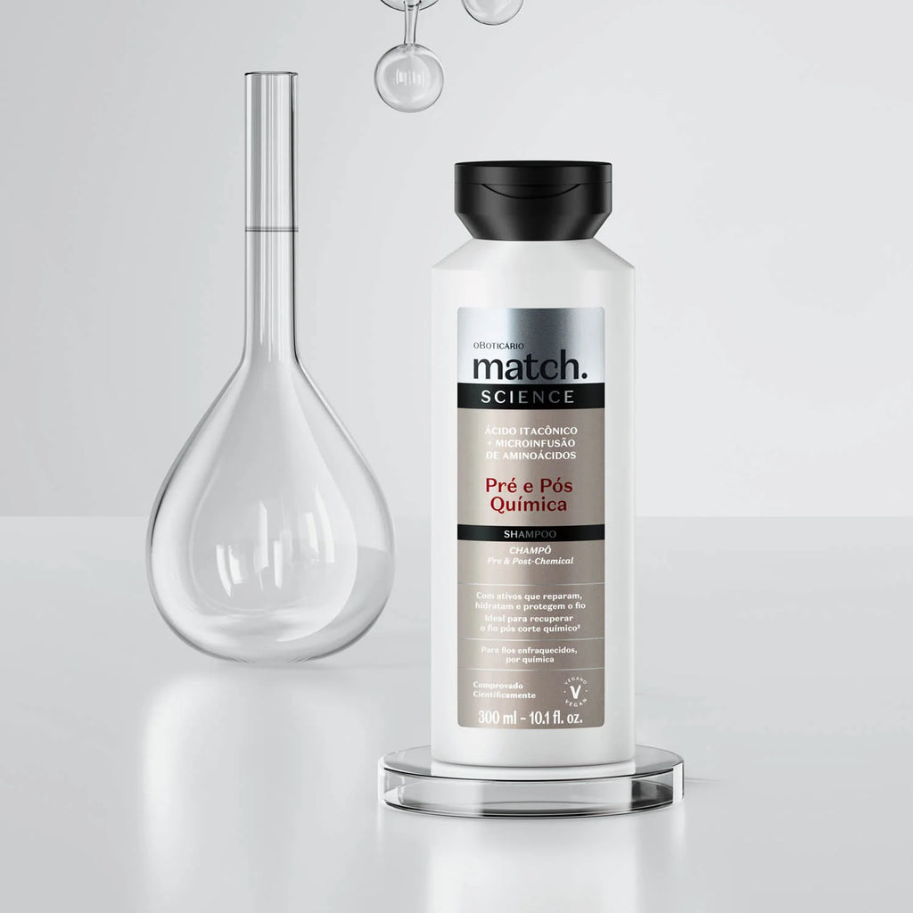 Shampoo Reconstrucción Capilar Pre y Post Química 300ML Match