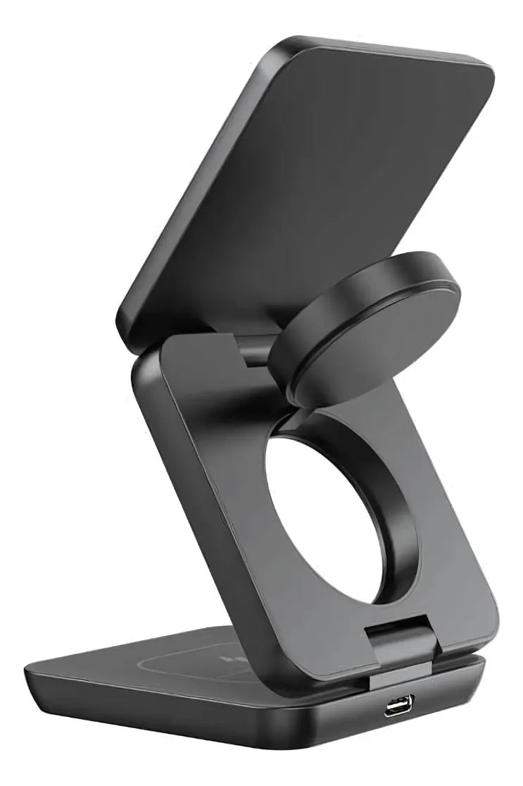 🔋⚡ Cargador Inalámbrico 3 en 1 Plegable